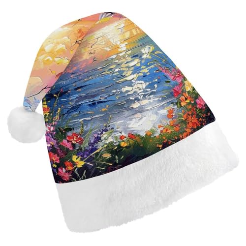 POLESVBM Weihnachtsmann Hut Weihnachtsmann Hut Für Erwachsene Sonnenuntergang Und Meerblick Gedruckt Weihnachten Headwear Für Wohnkultur Party Kostüm Benötigt POLESVBM Weihnachtsmann Hut Weihnachtsmann Hut Für Erwachsene Sonnenuntergang Und Meerblick Gedruckt Weihnachten Headwear Für Wohnkultur Party Kostüm Benötigt von POLESVBM