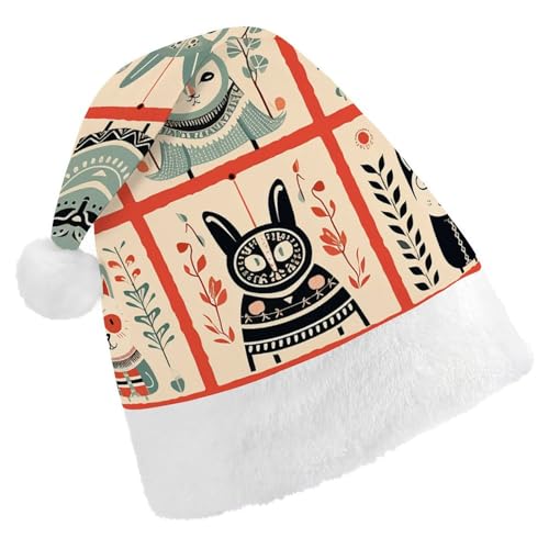 POLESVBM Weihnachtsmütze für Erwachsene, einige Tierdekorationen, bedruckte Weihnachts-Kopfbedeckung für Heimdekoration, Party, Kostümzubehör POLESVBM Weihnachtsmütze für Erwachsene, einige Tierdekorationen, bedruckte Weihnachts-Kopfbedeckung für Heimdekoration, Party, Kostümzubehör von POLESVBM