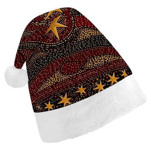 POLESVBM Weihnachtsmütze für Erwachsene, spektakulärer Hintergrund, bedruckt, Weihnachts-Kopfbedeckung für Zuhause, Dekoration, Party, Kostümzubehör POLESVBM Weihnachtsmütze für Erwachsene, spektakulärer Hintergrund, bedruckt, Weihnachts-Kopfbedeckung für Zuhause, Dekoration, Party, Kostümzubehör von POLESVBM