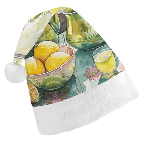 POLESVBM Weihnachtsmütze für Erwachsene, zwei Teekannen, bedruckt, Weihnachts-Kopfbedeckung für Zuhause, Dekoration, Party, Kostümzubehör POLESVBM Weihnachtsmütze für Erwachsene, zwei Teekannen, bedruckt, Weihnachts-Kopfbedeckung für Zuhause, Dekoration, Party, Kostümzubehör von POLESVBM