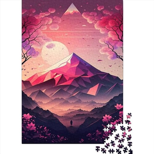 1000 Teile Japan Geometric Neon Art1 Puzzle für Erwachsene, Halloween-Geschenkpapier für Teenager, einzigartige Wohnaccessoires und Geschenke 1000 Teile (38 x 26 cm) von POLIUAWS
