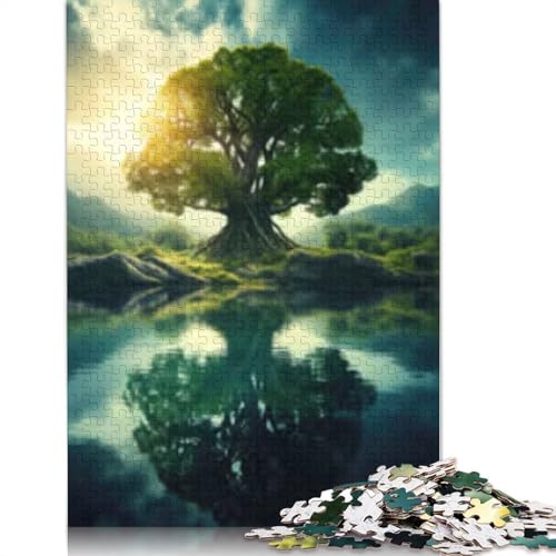 1000 Teile des Sommerlebensbaums für Erwachsene, Halloween-Geschenkpapier für Teenager, einzigartige Geschenke für Zuhause und Geschenke 1000 Teile (38 x 26 cm) von POLIUAWS
