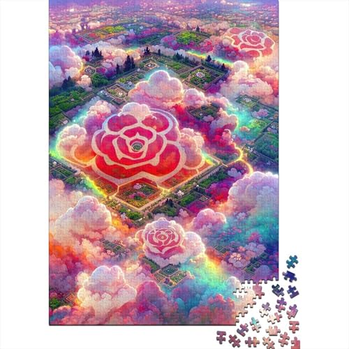 1000-teiliges Puzzle für Erwachsene, Halloween-Geschenkpapier für Teenager, einzigartige Dekorationen und Geschenke, 1000 Teile (38 x 26 cm) von POLIUAWS