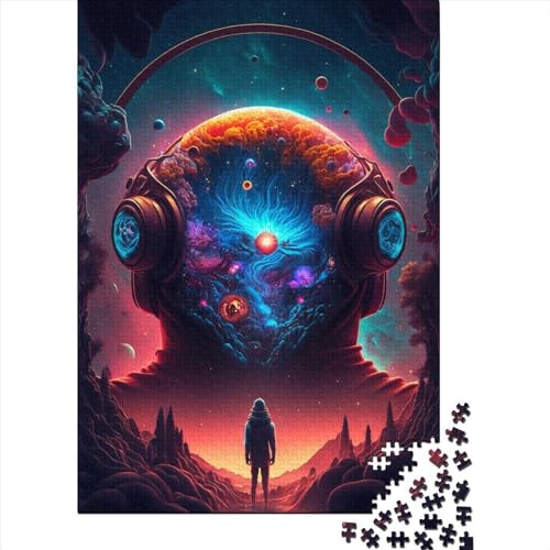Singularity Puzzle 1000 Teile für Erwachsene, Halloween-Geschenkpapier für Erwachsene und Jugendliche, 1000-teiliges Lernpuzzle (38 x 26 cm) von POLIUAWS