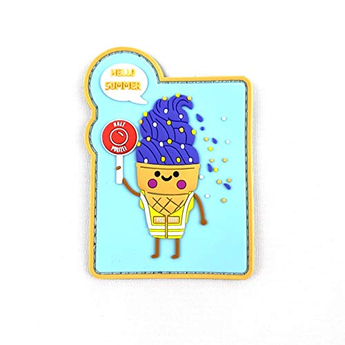 Polizeimemesshop Ice Cream Rubber Patch - Halt Polizei - Hello Summer - Funpatch - Polizei - PVC - Klettpatch Polizeimemesshop Ice Cream Rubber Patch - Halt Polizei - Hello Summer - Funpatch - Polizei - PVC - Klettpatch von POLIZEIMEMESSHOP