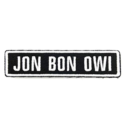 Polizeimemesshop - Namensschilder 2.0 Jon Bon OWI Textilpatch mit Klett - Ordnungswidrigkeit - Polizei von Polizeimemesshop