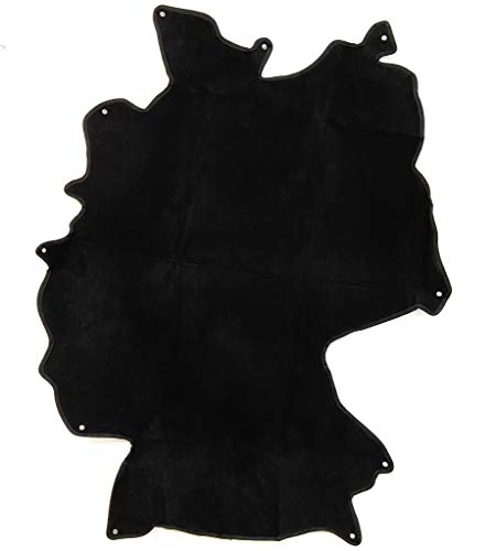 polizeimemesshop Deutschland Patch Klettmatte schwarz für Klettpatches – Patchwand – Klettmatte - mit Befestigungsösen - mit Flauschfläche – ca. 100 cm x 80 cm von POLIZEIMEMESSHOP