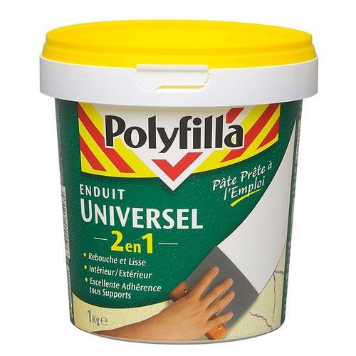 POLYFILLA Polyf Enduit UNIV 1KG 61203 Marke von POLYFILLA