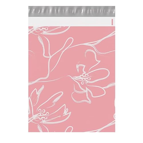 POLYSELLS Versandtaschen aus Polyester, wasserdicht, reißfest, süße kleine Business-Taschen für Kleidung, Geschenke, 50 Stück von POLYSELLS
