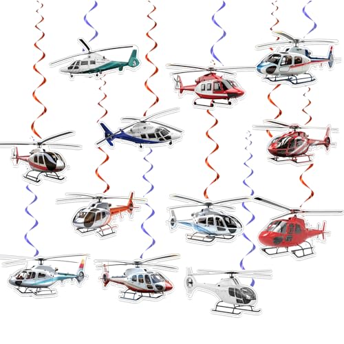 24 Pcs Hubschrauber Hängende Wirbel Hubschrauber Spiralen Decke Wirbel Dekorationen Flugzeug Hubschrauber Hängende Dekorationen für Hubschrauber Geburtstag Dekorationen Party Zubehör 24 Pcs Hubschrauber Hängende Wirbel Hubschrauber Spiralen Decke Wirbel Dekorationen Flugzeug Hubschrauber Hängende Dekorationen für Hubschrauber Geburtstag Dekorationen Party Zubehör von POMNUG