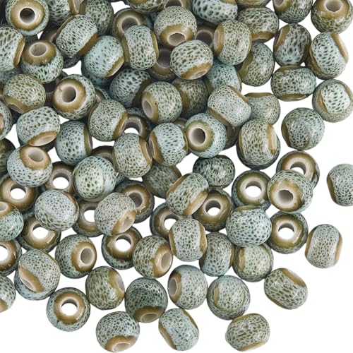 PONABEADIY 1 Box 120 Stück Grüne Perlen Mit Dschungeltiermotiv Und Leopardenmuster Mit 2mm Löchern Chinesische Porzellan Keramik Anhänger Runde Lose Abstandsperlen Großpackung Für Die Herstellung von PONABEADIY 1 Box 120 Stück Grüne Perlen Mit Dschungeltiermotiv Und Leopardenmuster Mit 2mm Löchern Chinesische Porzellan Keramik Anhänger Runde Lose Abstandsperlen Großpackung Für Die Herstellung von von PONABEADIY