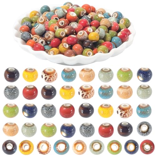 PONABEADIY 1 Box 180 Stück 8mm Farbige Leopardenperlen Mit Löchern Gepunktet Dschungel Tiermuster Gesprenkelt Rund Porzellan Keramik Abstandshalter Lose Perlen In Großpackung Für Die Schmuckherstellu PONABEADIY 1 Box 180 Stück 8mm Farbige Leopardenperlen Mit Löchern Gepunktet Dschungel Tiermuster Gesprenkelt Rund Porzellan Keramik Abstandshalter Lose Perlen In Großpackung Für Die Schmuckherstellu von PONABEADIY