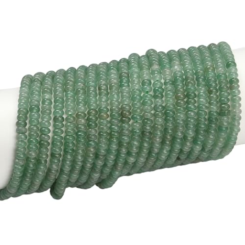 PONABEADIY 1 Box 2 Stränge 336 Stück 4mm Grüne Natürliche Aventurin Rondelle Perlen Mit Löchern Edelstein Kristall Abakus Scheibenstein Abstandshalter Lose Perlen Für Die Schmuckherstellung Armbänder PONABEADIY 1 Box 2 Stränge 336 Stück 4mm Grüne Natürliche Aventurin Rondelle Perlen Mit Löchern Edelstein Kristall Abakus Scheibenstein Abstandshalter Lose Perlen Für Die Schmuckherstellung Armbänder von PONABEADIY