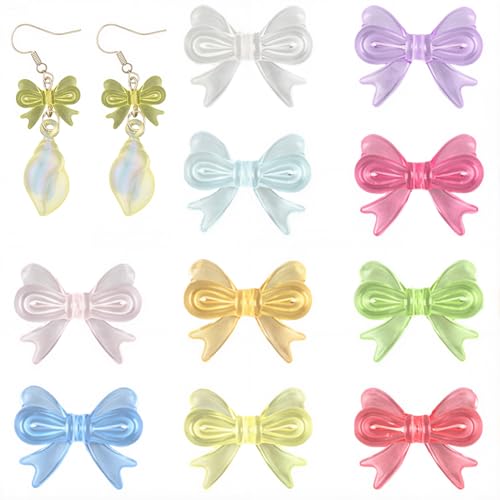 PONABEADIY 1 Box 200 Stück Acryl Bownot Perlen Mit Löchern Transparent Bunt 3D Bogen Kunststoff Perlbar Klare Charms Lose Abstandsperlen Für Die Schmuckherstellung Armbänder Halsketten Ohrringe Bastel PONABEADIY 1 Box 200 Stück Acryl Bownot Perlen Mit Löchern Transparent Bunt 3D Bogen Kunststoff Perlbar Klare Charms Lose Abstandsperlen Für Die Schmuckherstellung Armbänder Halsketten Ohrringe Bastel von PONABEADIY