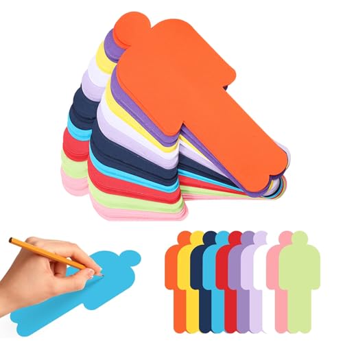 150 Stück Bunt Moderationskarten Set, Moderationskarten Mensch 20 x 8 cm, 10 Farben Präsentationskarten Karteikarten Kärtchen Zum Beschriften für Büro Schule Präsentation Vortrag 150 Stück Bunt Moderationskarten Set, Moderationskarten Mensch 20 x 8 cm, 10 Farben Präsentationskarten Karteikarten Kärtchen Zum Beschriften für Büro Schule Präsentation Vortrag von PONGH