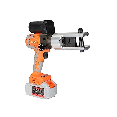 CM-300 Wiederaufladbare Hydraulikzange, elektrische hydraulische Crimp-Lade-Crimpzange, tragbare hydraulische Zange 18 V/4,0 Ah,Höhere Zuverlässigkeit von POOIQX
