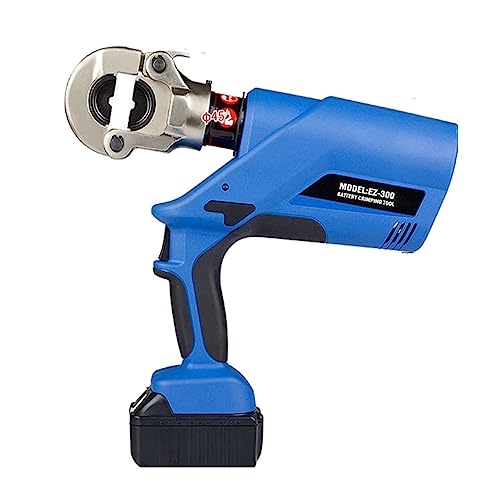 POOIQX EZ-300/EZ-400 wiederaufladbare hydraulische Zange, elektrische hydraulische Crimp-Lade-Crimpzange, Crimpzange,Höhere Zuverlässigkeit(EZ-300) von POOIQX