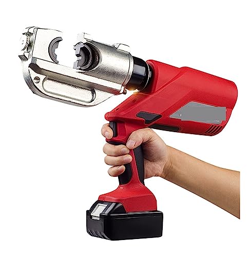 POOIQX Elektrische hydraulische Crimpzange, Geteilte Hydraulikzange, elektrische Zange, 16–300 mm Klemme, H-Typ-Klemme, 18 V Lithium-Batterie,Höhere Zuverlässigkeit(EC-400) von POOIQX