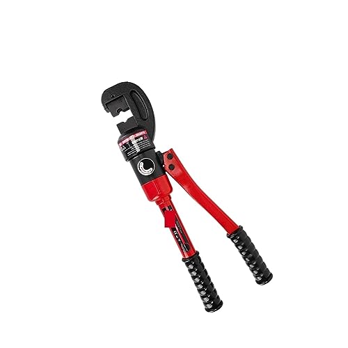 POOIQX Hydraulische Kabelschuh-Crimpzange, Werkzeugkompressionswerkzeug 120 10–120 mm2, integrierte manuelle hydraulische Zange,Höhere Zuverlässigkeit POOIQX Hydraulische Kabelschuh-Crimpzange, Werkzeugkompressionswerkzeug 120 10–120 mm2, integrierte manuelle hydraulische Zange,Höhere Zuverlässigkeit von POOIQX