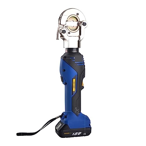 POOIQX Wiederaufladbare elektrische hydraulische Zange OPD-300Y, handgehaltene Kupfer-Aluminium-Crimpzange for Crimpen von OBD-30C-Kabelschneidern,Höhere Zuverlässigkeit(OBD-300Y) von POOIQX