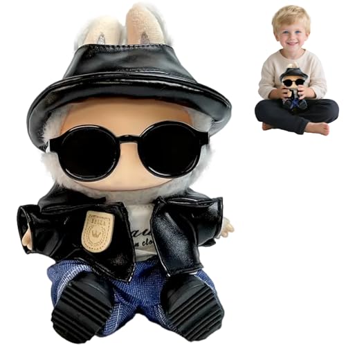 Puppenkleidung Set für 17cm Puppes, Bekleidung für Plüschtiere, Puppenkleid, Puppenhüte, Puppenzubehör 17cm, Puppenkleidung, Sammlergeschenk für Jungens Mädchen von POP lina