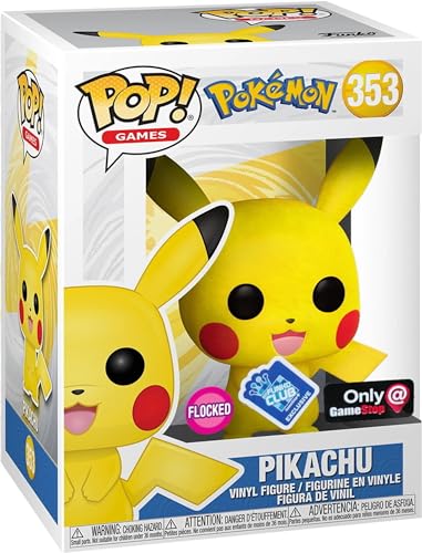 Pokémon Pikachu Funko POP 353 Flocked Exclusive Gamestop von POP