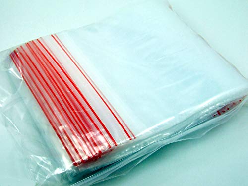 POPESQ® - 100 Stk. x ZIP Druckverschluss Beutel 150mm x 300mm 45µ Polypropylen Transparent / 100 pcs. x ZIP ZIP Bag 150mm x 300mm 45µ Polypropylene Transparent #A2089 von POPESQ