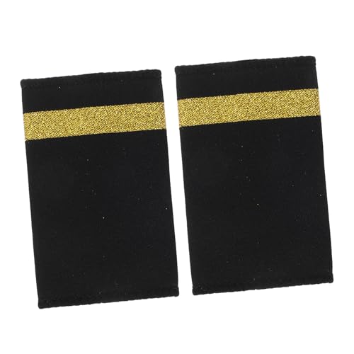POPETPOP 1 Paar Schulterklappen: Einreihige Kapitänsklappen Für Pilotenuniformen – Stilvolle Und Funktionale Schulterklappen Für -cosplay Und Den Professionellen Einsatz POPETPOP 1 Paar Schulterklappen: Einreihige Kapitänsklappen Für Pilotenuniformen – Stilvolle Und Funktionale Schulterklappen Für -cosplay Und Den Professionellen Einsatz von POPETPOP