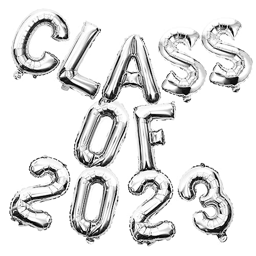 POPETPOP 1 Satz 2023 Ballonanzug Luftballons Ballonnummern 2023 dekorativer Luftballon Partydekorationen Abschlussfahnenballons erste Abschlussfeier Ballon Grad Ballon Aluminiumfolie Silber POPETPOP 1 Satz 2023 Ballonanzug Luftballons Ballonnummern 2023 dekorativer Luftballon Partydekorationen Abschlussfahnenballons erste Abschlussfeier Ballon Grad Ballon Aluminiumfolie Silber von POPETPOP