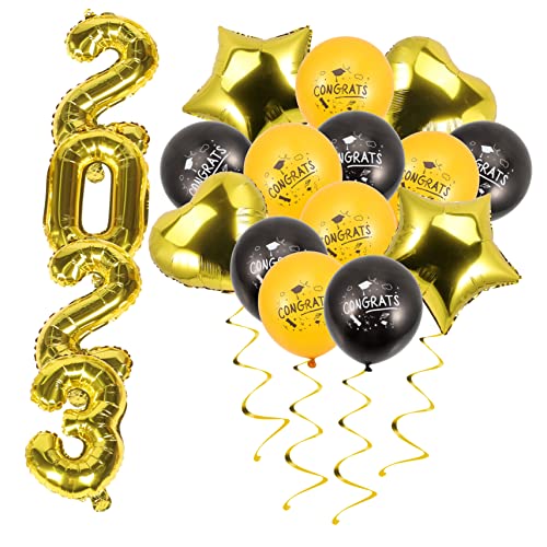 POPETPOP 1 Satz Abschlusszertifikatballon Geburtstagsabschluss Abschluss-Klassenzimmer-Ornamente Abschlussballondekore zarte Luftballons für den Abschluss Aluminiumfolie POPETPOP 1 Satz Abschlusszertifikatballon Geburtstagsabschluss Abschluss-Klassenzimmer-Ornamente Abschlussballondekore zarte Luftballons für den Abschluss Aluminiumfolie von POPETPOP