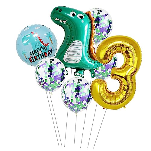 POPETPOP 1 Satz Ballondekoration ballon set luftballons set Dinosaurier-Ballon Luftballons für Geburtstagsfeiern Dinosaurier-Dekorationen Geburtstagsfeierdekorationen Aluminiumfolie von POPETPOP