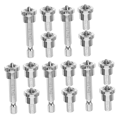 POPETPOP 1 Satz -Brettschraubendreherkopf Trockenbau-Bit elektrischer Schraubendreher magnetischer Positionierungs-Schraubendreher Trockenbauschrauber Luo-Vanadium-Stahl Silber von POPETPOP