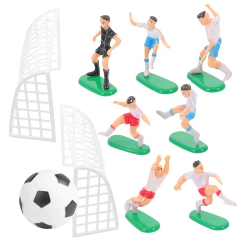 POPETPOP 1 Satz Dekoration der Fußballmannschaft Topper Fußball-Kuchen-Dekoration Sport thematisiert Fußballdekoration für Kuchen Cupcake-Dekorationen für Fußballspiele PVC POPETPOP 1 Satz Dekoration der Fußballmannschaft Topper Fußball-Kuchen-Dekoration Sport thematisiert Fußballdekoration für Kuchen Cupcake-Dekorationen für Fußballspiele PVC von POPETPOP