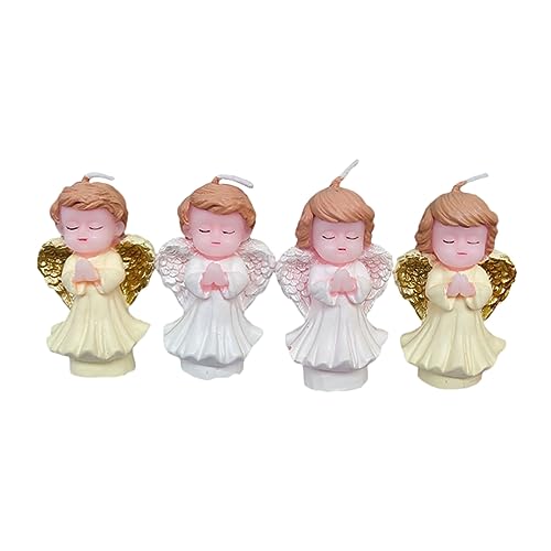POPETPOP 1 Satz Kleine Engel Kerze Sterne Geburtstagskerzen Babys Wachskerze Party Kerzen Für Kuchen Kuchenkerze Engel Coole Kerzen Engelskerze Paraffin 4 Stück POPETPOP 1 Satz Kleine Engel Kerze Sterne Geburtstagskerzen Babys Wachskerze Party Kerzen Für Kuchen Kuchenkerze Engel Coole Kerzen Engelskerze Paraffin 4 Stück von POPETPOP