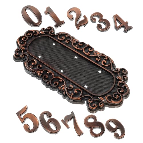 POPETPOP 1 Satz Retro-Hausschild Silber Hausnummer Hausadressenschild Hauszeichen Wohnkultur graceling gracy hochstihl retro cade Dekotafel für den Haushalt Plakette hängen Acryl-Kunststoff POPETPOP 1 Satz Retro-Hausschild Silber Hausnummer Hausadressenschild Hauszeichen Wohnkultur graceling gracy hochstihl retro cade Dekotafel für den Haushalt Plakette hängen Acryl-Kunststoff von POPETPOP