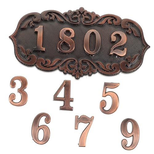 POPETPOP 1 Satz Retro -Türnummer Türschild Bitte groß dekorativ Hauszeichen hängend baustellenschild hausschilder hochstihl Hausnummer Schilder Wohnkultur Türnummernschild Acryl-Kunststoff POPETPOP 1 Satz Retro -Türnummer Türschild Bitte groß dekorativ Hauszeichen hängend baustellenschild hausschilder hochstihl Hausnummer Schilder Wohnkultur Türnummernschild Acryl-Kunststoff von POPETPOP