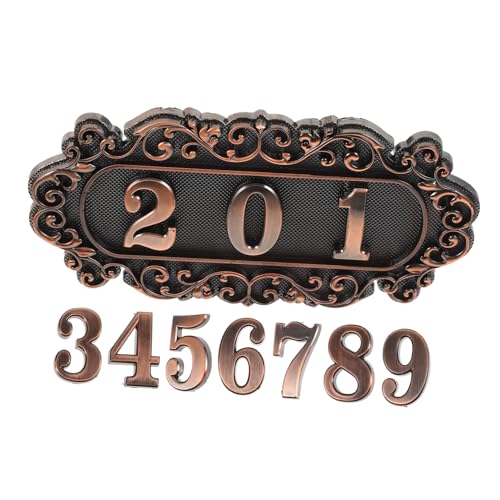 POPETPOP 1 Satz Retro -türnummer Türschild Türnummernschilder Für Die Wand Hausadressenschild Hausnummern Für Draußen Wohnkultur Gold Drinnen Hauszeichen Zahlen Für Acryl-kunststoff POPETPOP 1 Satz Retro -türnummer Türschild Türnummernschilder Für Die Wand Hausadressenschild Hausnummern Für Draußen Wohnkultur Gold Drinnen Hauszeichen Zahlen Für Acryl-kunststoff von POPETPOP