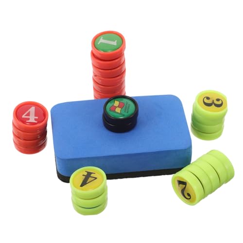 POPETPOP 1 Set Fußball-brettmagnete: Magnetische Spielermarkierungen Für Training Und Übung – Mehrfarbige Magnete Mit Radiergummi-schwammpad Für Sporttraining POPETPOP 1 Set Fußball-brettmagnete: Magnetische Spielermarkierungen Für Training Und Übung – Mehrfarbige Magnete Mit Radiergummi-schwammpad Für Sporttraining von POPETPOP