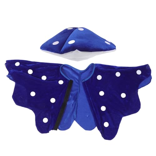 POPETPOP 1 Set Pilzhut Und Schal-umhang-kostümset Für Rollenspiele, Bühnenaufführungen Und Urlaubspartys, Outfit Für Erwachsene Und Kinder, Halloween-cosplay-themenveranstaltungen POPETPOP 1 Set Pilzhut Und Schal-umhang-kostümset Für Rollenspiele, Bühnenaufführungen Und Urlaubspartys, Outfit Für Erwachsene Und Kinder, Halloween-cosplay-themenveranstaltungen von POPETPOP