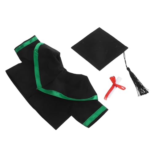 POPETPOP 1 Set Stofftierkostüm, Abschlussbär-Kleidung, Abschlusshut Mit Quaste, Diplom-tal, Outfit, Kleidungszubehör, Passend Für 30 cm Große Plüschbär-Puppe POPETPOP 1 Set Stofftierkostüm, Abschlussbär-Kleidung, Abschlusshut Mit Quaste, Diplom-tal, Outfit, Kleidungszubehör, Passend Für 30 cm Große Plüschbär-Puppe von POPETPOP