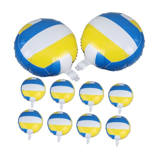POPETPOP 10 Pcs Volleyball Ballon 18 Zoll Volleyball Sportballon Volleyball Folie Ballon Für Volleyball Party Dekorationen Senior Nacht Dekorationen Volleyball Geburtstagdekorationen POPETPOP 10 Pcs Volleyball Ballon 18 Zoll Volleyball Sportballon Volleyball Folie Ballon Für Volleyball Party Dekorationen Senior Nacht Dekorationen Volleyball Geburtstagdekorationen von POPETPOP