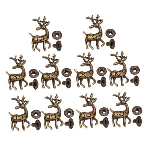 POPETPOP 10 Sätze Metall Druckknöpfe mit Geweih Motiv Bronze Optik Snap Button Fittings für DIY Handtasche Geldbörse Basteln Langlebig Rostfrei Inklusive Sockel POPETPOP 10 Sätze Metall Druckknöpfe mit Geweih Motiv Bronze Optik Snap Button Fittings für DIY Handtasche Geldbörse Basteln Langlebig Rostfrei Inklusive Sockel von POPETPOP
