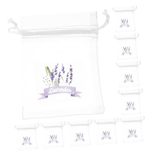 POPETPOP 10 Stück Leerer Beutel hellvioletter Organzabeutel Beutel Leere Beutel Beutelbeutel aus Lavendelbeutel leer Duftsäckchen leer Auto-Beuteltasche Weiß POPETPOP 10 Stück Leerer Beutel hellvioletter Organzabeutel Beutel Leere Beutel Beutelbeutel aus Lavendelbeutel leer Duftsäckchen leer Auto-Beuteltasche Weiß von POPETPOP
