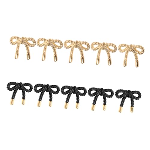 POPETPOP 10 Stück Schleifenknöpfe aus Langlebiger Zinklegierung Kleine Metallknöpfe für Damenkleidung Dekorative Knöpfe für Strickjacken Mäntel Hemden Modische Nähverschlüsse POPETPOP 10 Stück Schleifenknöpfe aus Langlebiger Zinklegierung Kleine Metallknöpfe für Damenkleidung Dekorative Knöpfe für Strickjacken Mäntel Hemden Modische Nähverschlüsse von POPETPOP