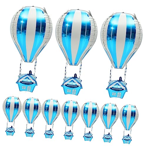 POPETPOP 10 Stück Teiliges Heißluftballon Aluminium Folienballons Blau Partydekoration Kindergeburtstag Festliche Luftballons für Feiern Karneval Geburtstagsfeiern POPETPOP 10 Stück Teiliges Heißluftballon Aluminium Folienballons Blau Partydekoration Kindergeburtstag Festliche Luftballons für Feiern Karneval Geburtstagsfeiern von POPETPOP