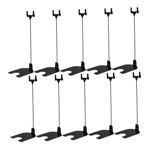 POPETPOP 10 Stück Teiliges Preisschildhalter aus Stabiler Tischaufsteller mit Klarem Werbeclip Geeignet für Geschäfte Restaurants Messen und Verkaufsflächen Einfach zu Verwenden und von POPETPOP