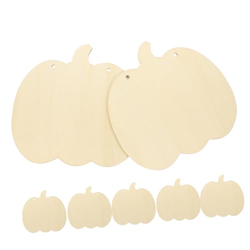 POPETPOP 10 Stück Teiliges Unbemalte Holz Kürbisformen Halloween Deko Holzscheiben für DIY Bastelprojekte Herbstliche Kürbisdeko Wiederverwendbar Stabile Holzanhänger POPETPOP 10 Stück Teiliges Unbemalte Holz Kürbisformen Halloween Deko Holzscheiben für DIY Bastelprojekte Herbstliche Kürbisdeko Wiederverwendbar Stabile Holzanhänger von POPETPOP