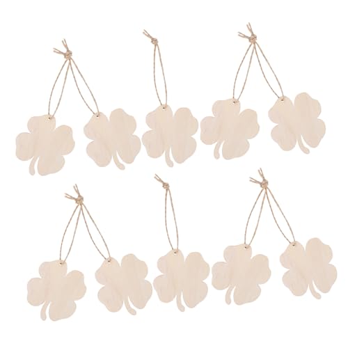 POPETPOP 10 Stück Vier -blatt - - Und Holzscheiben Anhänger St. Patrick's Day Shamrock Craft Blattverzierung Blattausschnitte Holzformen Holzblätter Bettwäsche Aus Baumwolle Beige POPETPOP 10 Stück Vier -blatt - - Und Holzscheiben Anhänger St. Patrick's Day Shamrock Craft Blattverzierung Blattausschnitte Holzformen Holzblätter Bettwäsche Aus Baumwolle Beige von POPETPOP