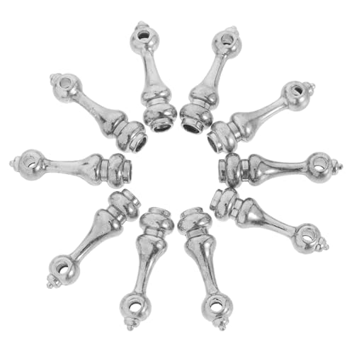 POPETPOP 10 Stück Zaunzubehör Möbelglasverbinder Dekorative Spindeln Möbelbeschläge Zubehör Möbelverbinder Geländerpfostenkappe Glasschienenverbinder Silberne Zinklegierung POPETPOP 10 Stück Zaunzubehör Möbelglasverbinder Dekorative Spindeln Möbelbeschläge Zubehör Möbelverbinder Geländerpfostenkappe Glasschienenverbinder Silberne Zinklegierung von POPETPOP