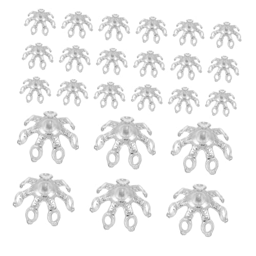 POPETPOP 100 Stück Abstandsperlenkappen: Metall-blumenperlenkappen, 10 Mm, Kupferglocken-topper Für Diy-ohrring- -ornament-anhänger POPETPOP 100 Stück Abstandsperlenkappen: Metall-blumenperlenkappen, 10 Mm, Kupferglocken-topper Für Diy-ohrring- -ornament-anhänger von POPETPOP